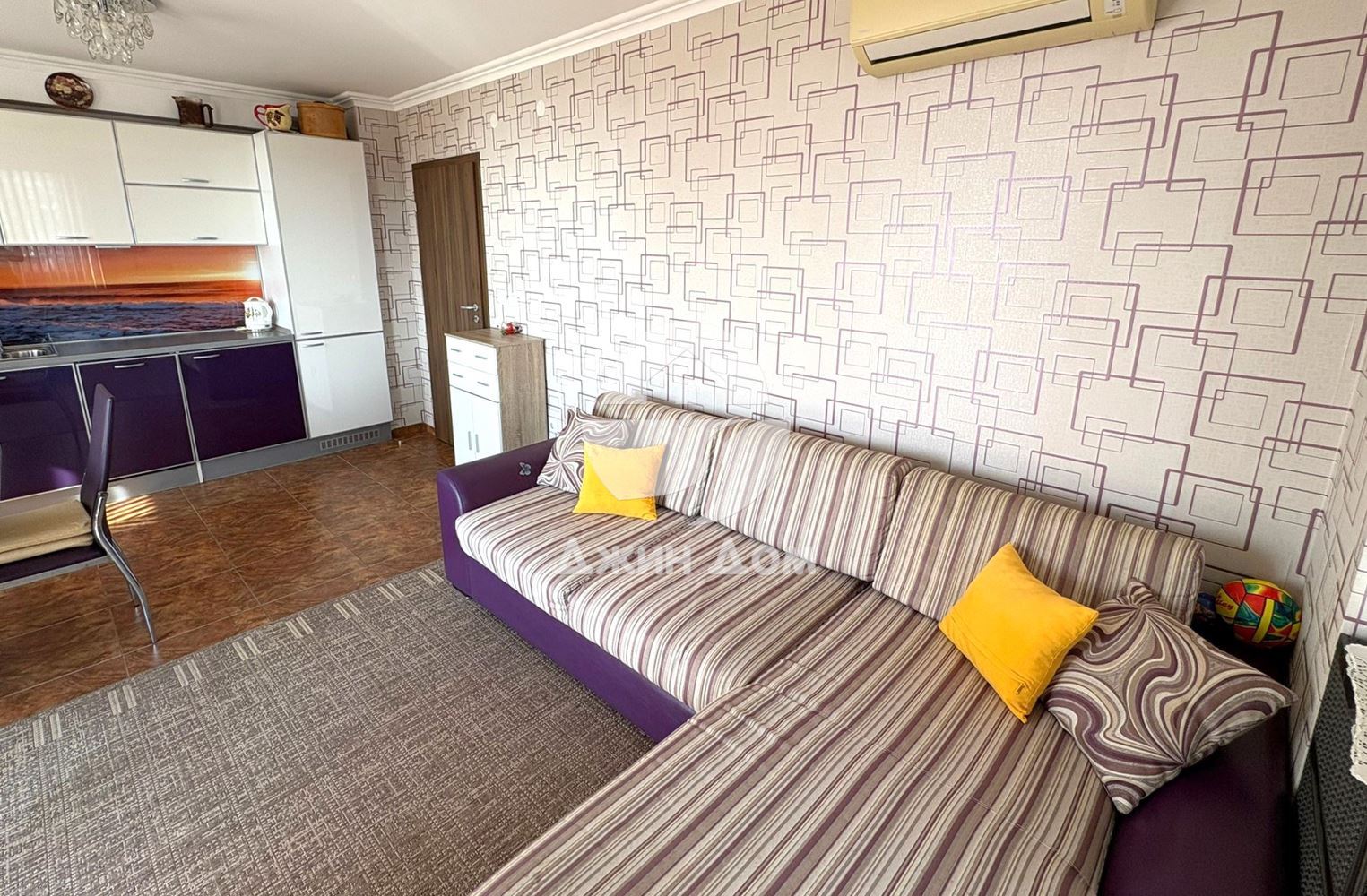 Тристаен апартамент с ПАНОРАМА МОРЕ в к-с „Кентавър“, гр. Свети Влас - 0