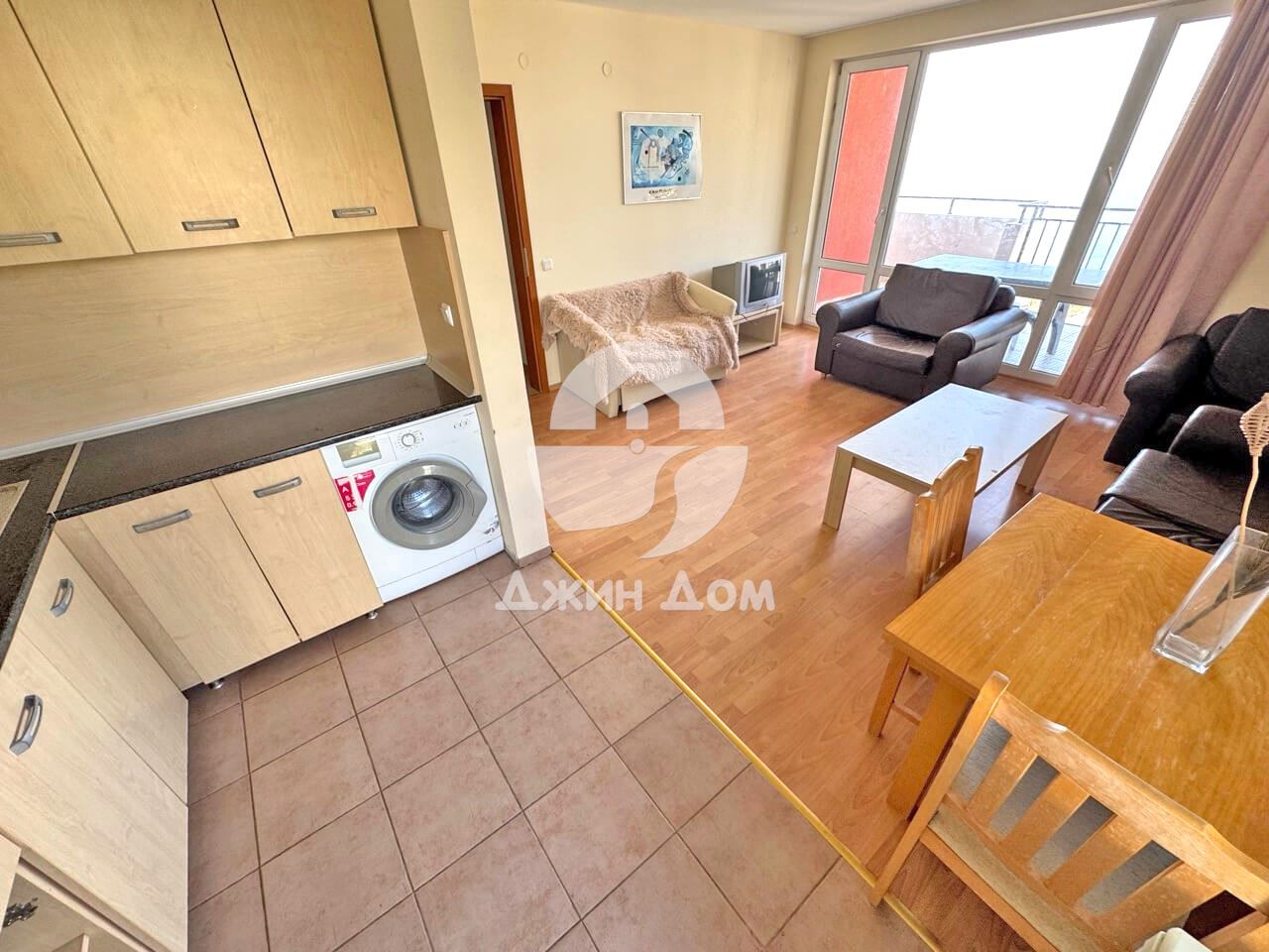 Двустаен апартамент с ПАНОРАМА МОРЕ в к-с Марина Вю Форт Бийч,Св. Влас - 0