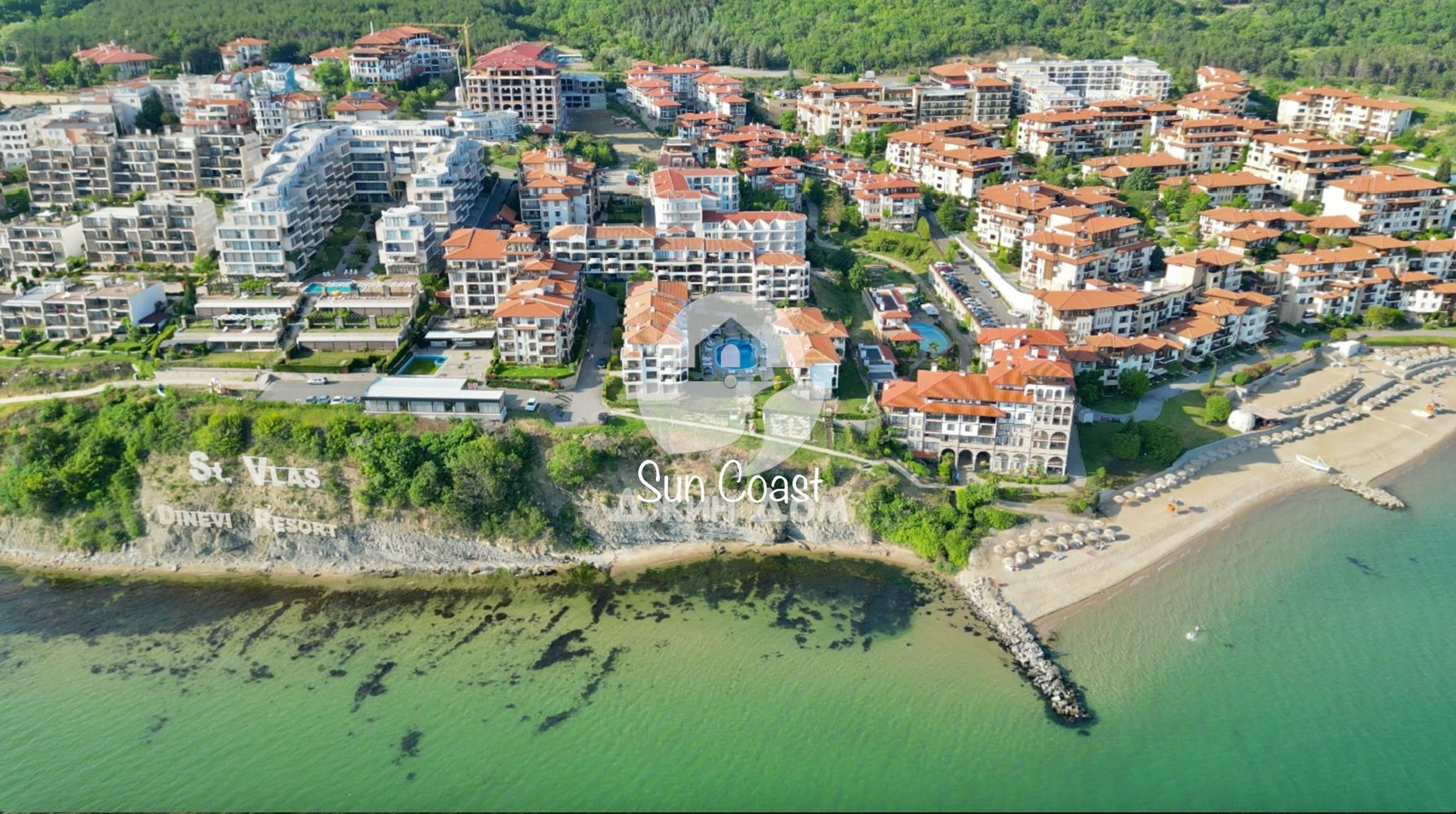 Двустаен апартамент с ПАНОРАМА МОРЕ в Сън Коуст Резорт, гр. Свети Влас - 0