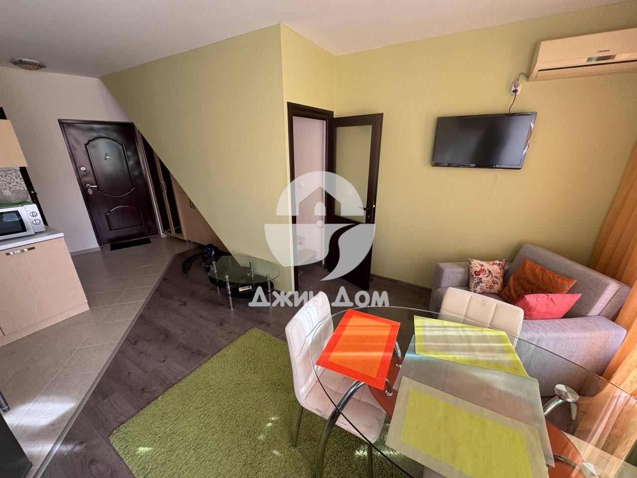 Двустаен мезонет с НИСКА ТАКСА ПОДДРЪЖКА в к-с Амбър Бийч,Слънчев бряг - 0