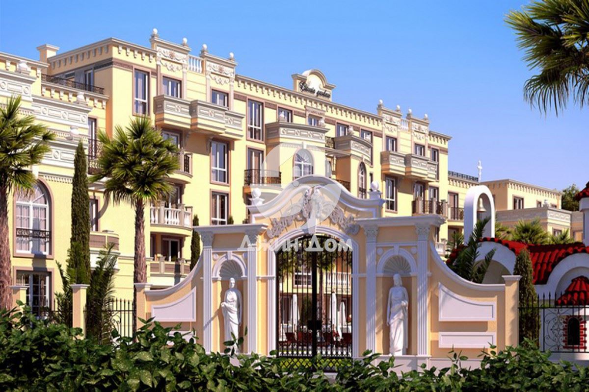 Двустаен стилен апартамент в к-с „Елитония Гардънс 3“, с. Равда - 0