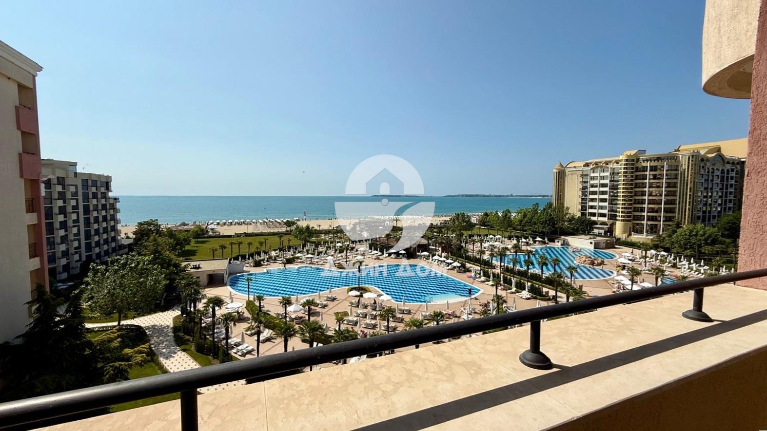 Двустаен aпартамент с ПАНОРАМА МОРЕ в к-с Маджестик“ к.к. Слънчев бряг - 0