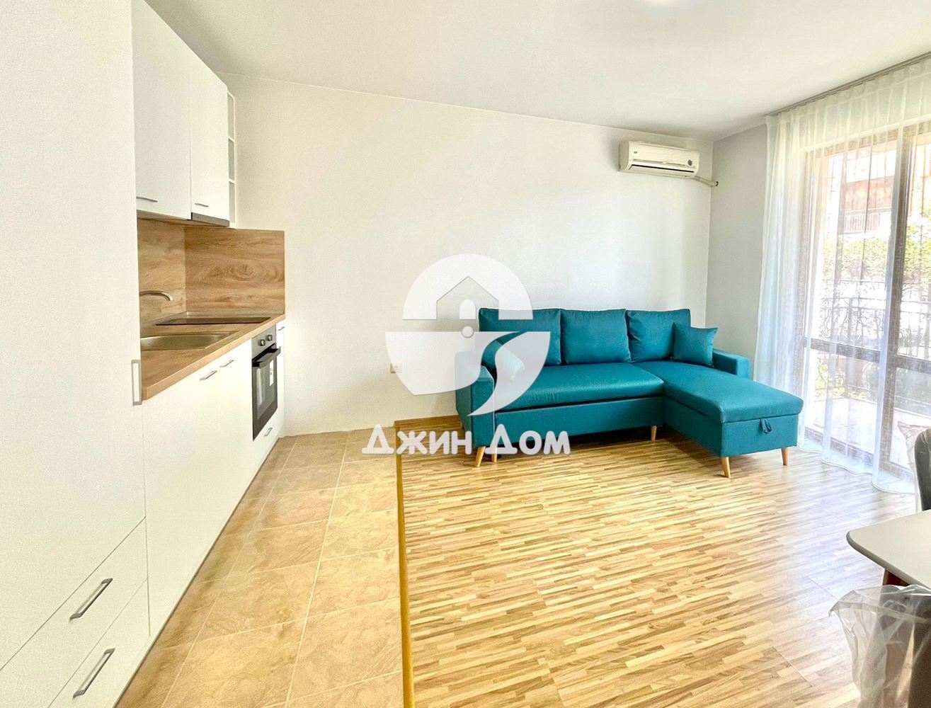 Просторен двустаен апартамент с ГЛЕДКА МОРЕ, с. Равда - 0