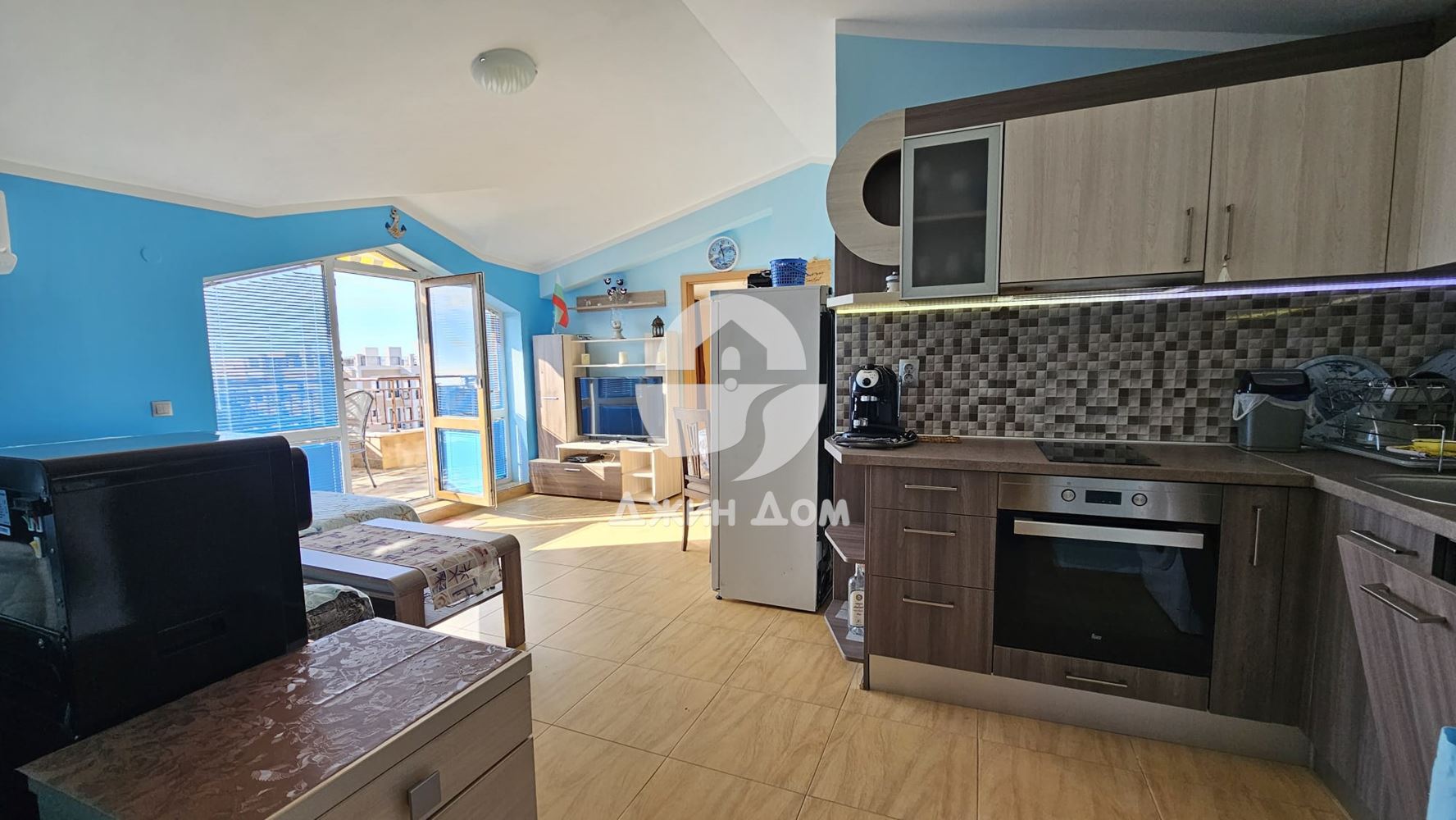 Тристаен апартамент с ГЛЕДКА МОРЕ в к-с Аква Дриймс, гр. Свети Влас - 0