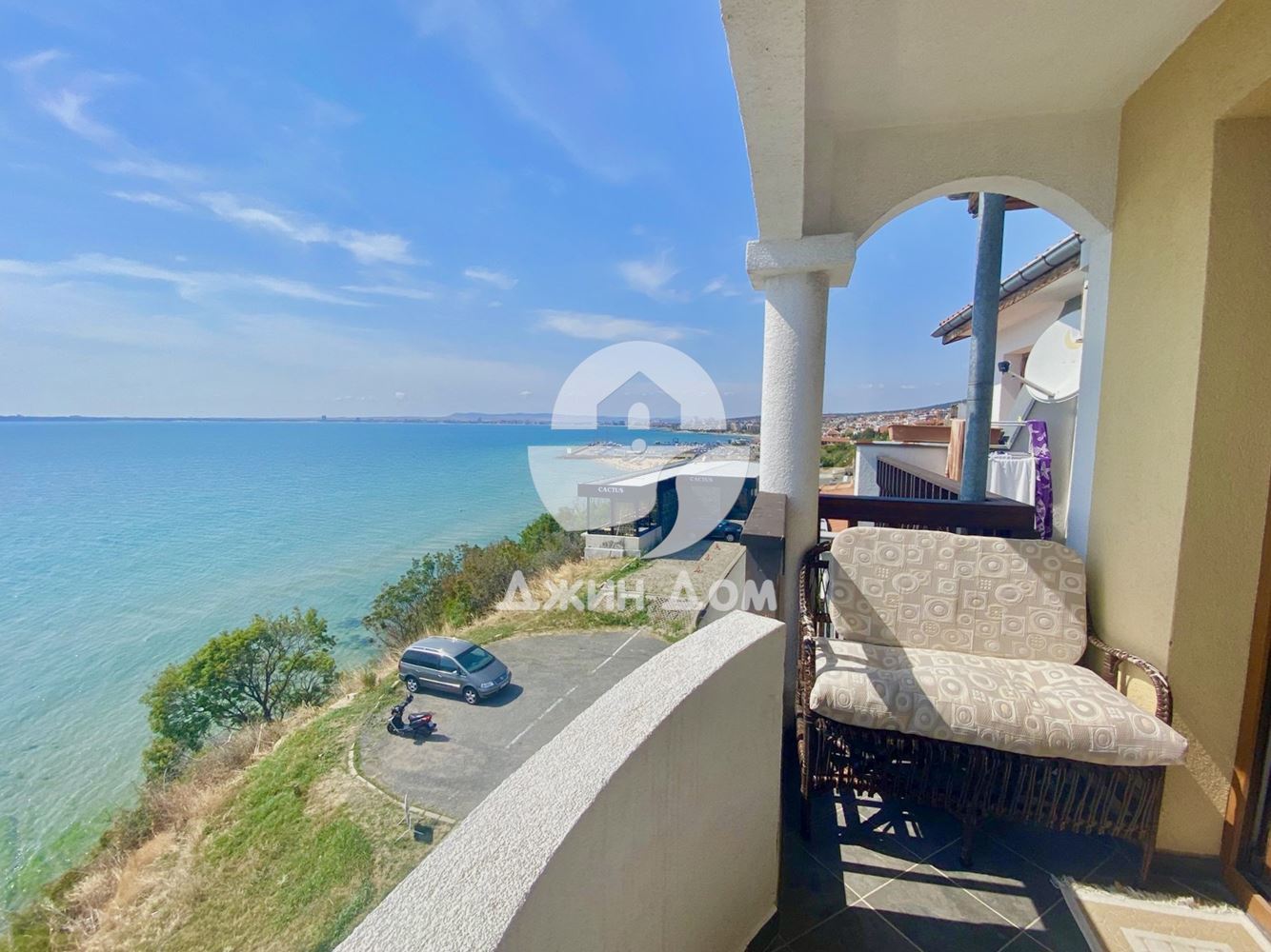 Тристаен апартамент с ПАНОРАМА МОРЕ в Сън Коуст Резорт, гр. Свети Влас - 0