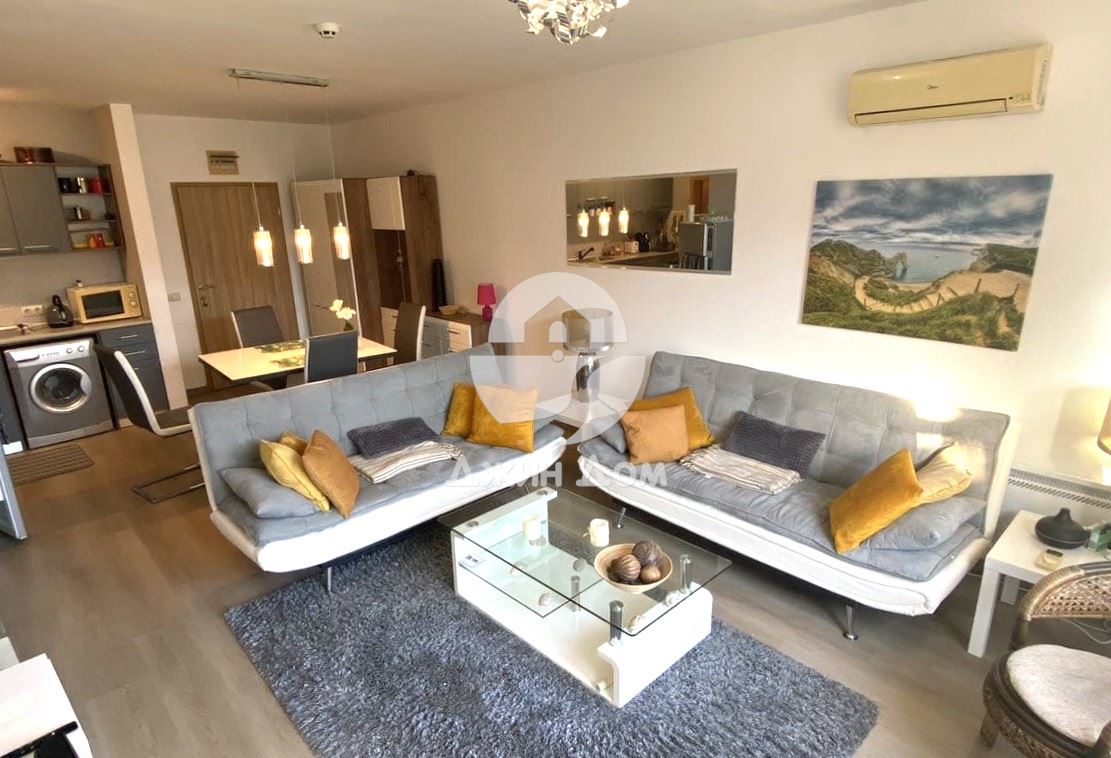 Стилен двустаен апартамент с ДВОР в к-с „Винеярдс СПА Резорт“, Ахелой - 0