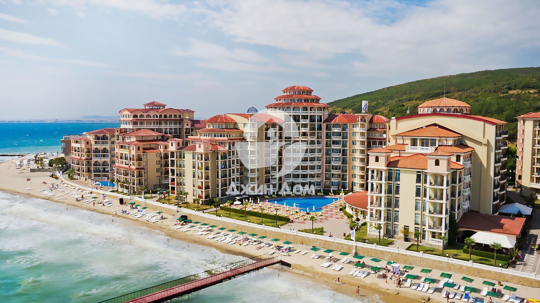 Двустаен апартамент с ПАНОРАМА МОРЕ в к-с Атриум Бийч, к.к. Елените - 0