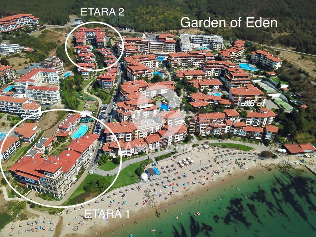 Двустаен апартамент с ЧАСТИЧНА ГЛЕДКА МОРЕ в к-с „Етъра 2“, Свети Влас - 0