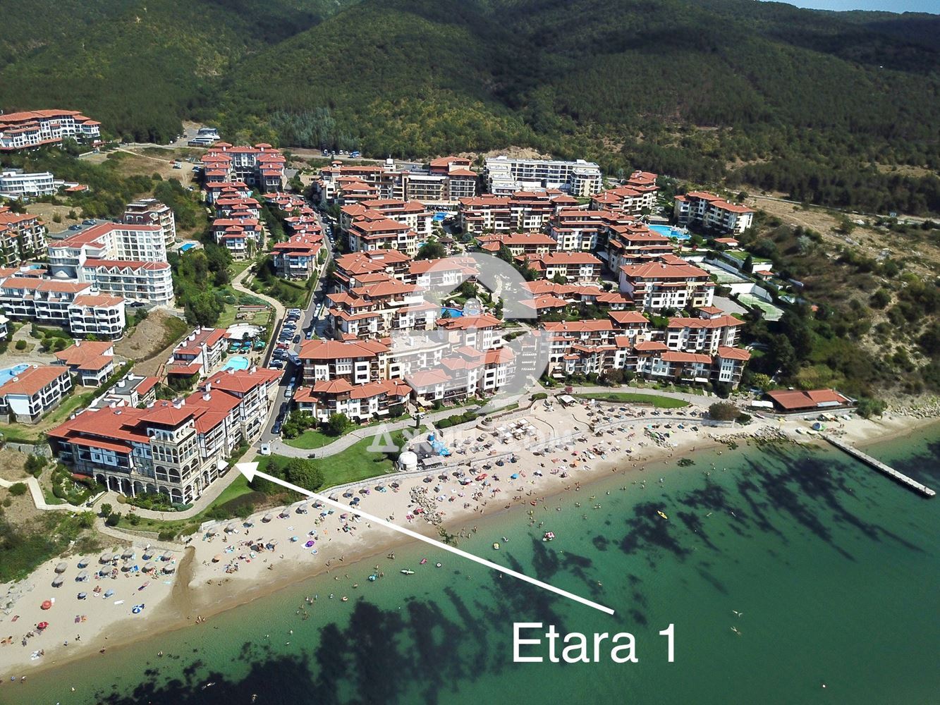 Четиристаен пентхаус с ПАНОРАМА МОРЕ в к-с Етъра 1, гр. Свети Влас - 0