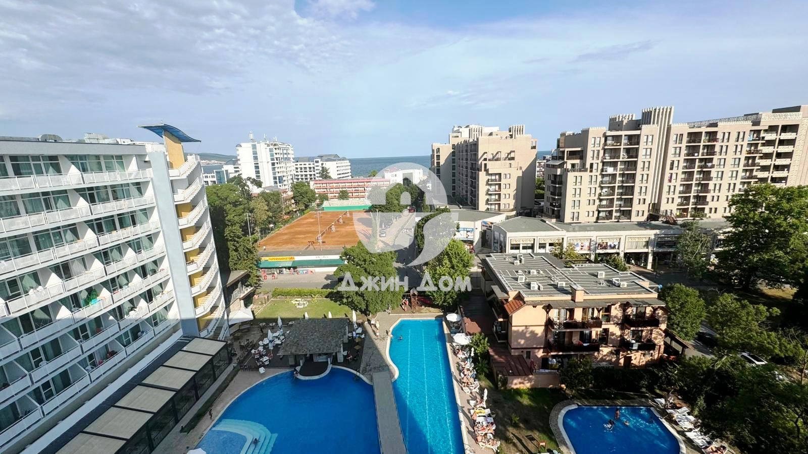 Двустаен апартамент с ГЛЕДКА МОРЕ в к-с „Нирвана“, к.к. Слънчев бряг - 0