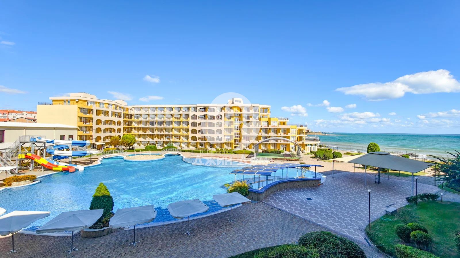 Двустаен апартамент с ГЛЕДКА МОРЕ в к-с „Мидия“, гр. Ахелой - 0