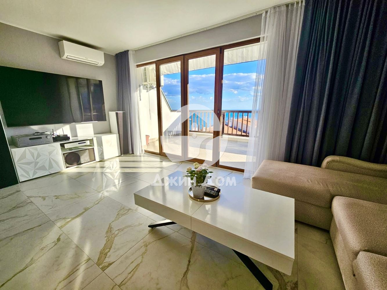 Тристаен апартамент с ПАНОРАМА МОРЕ в Сън Коуст Резорт, гр. Свети Влас - 0