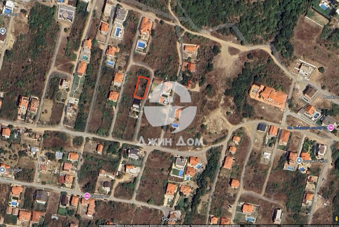 Урегулиран парцел с ГЛЕДКА МОРЕ в м. Инцараки, гр. Свети Влас - 0