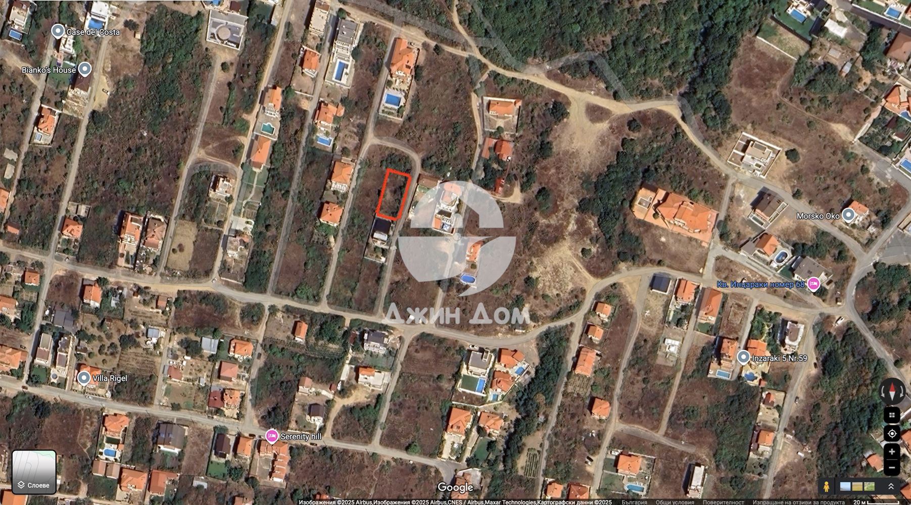 Урегулиран парцел с ГЛЕДКА МОРЕ в м. Инцараки, гр. Свети Влас - 0