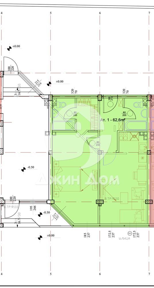 Двустаен апартамент в жилищна сграда, с. Равда - 0