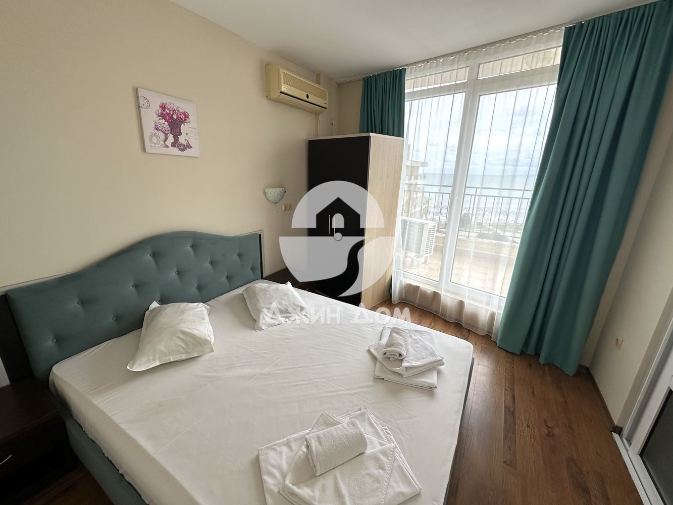 Тристаен апартамент с ПАНОРАМА МОРЕ в к-с „Мидия“, гр. Ахелой - 0