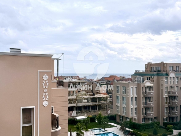 Едностаен апартамент в жилищна сграда с ГЛЕДКА МОРЕ, с. Равда - 0