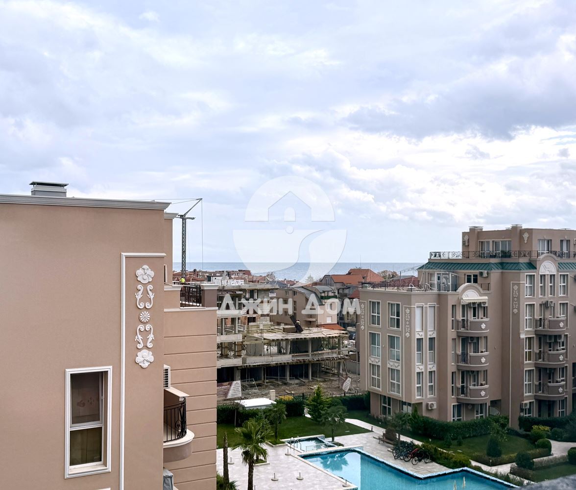 Едностаен апартамент в жилищна сграда с ГЛЕДКА МОРЕ, с. Равда - 0