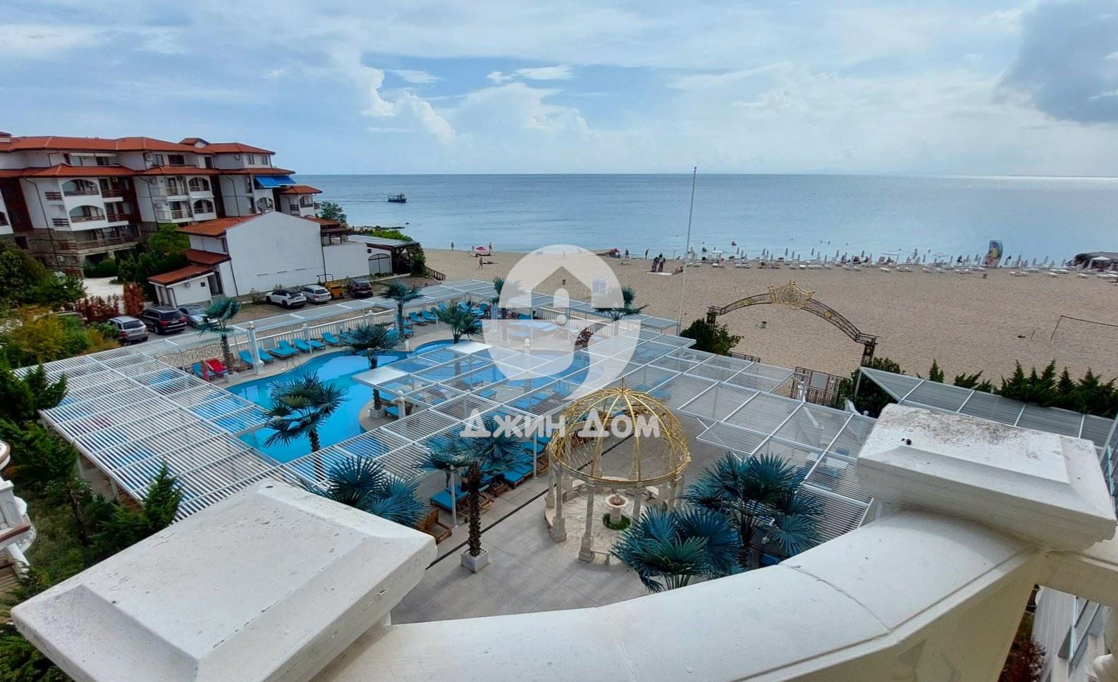 Двустаен апартамент с ПАНОРАМA МОРЕ в к-с „Талияна Бийч“, к.к. Елените - 0