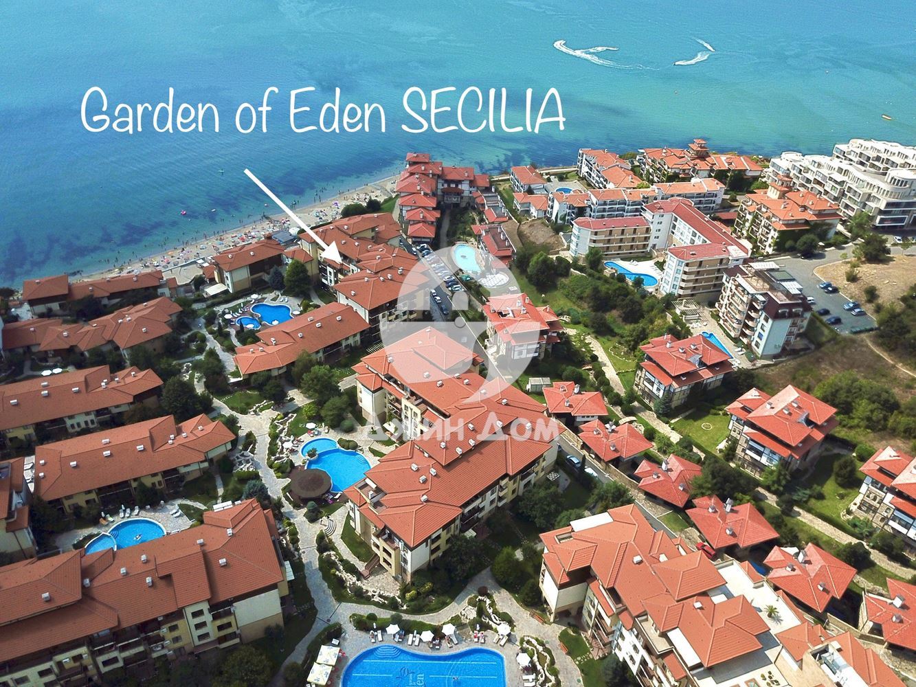 Тристаен апартамент с ГЛЕДКА МОРЕ в к-с Райска градина, гр. Свети Влас - 0