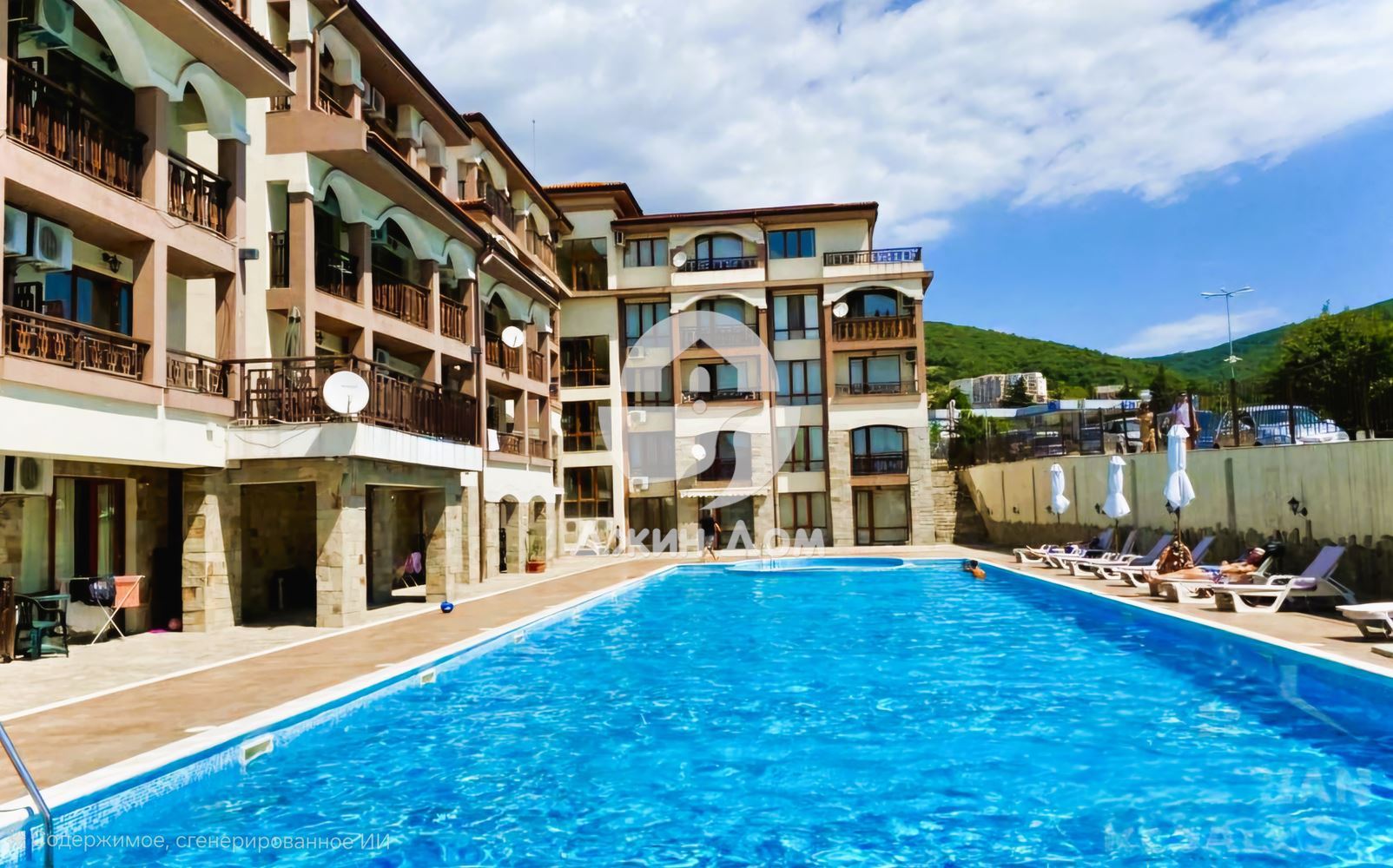 Двустаен апартамент в к-с Панорама Бей 1, гр. Свети Влас - 0