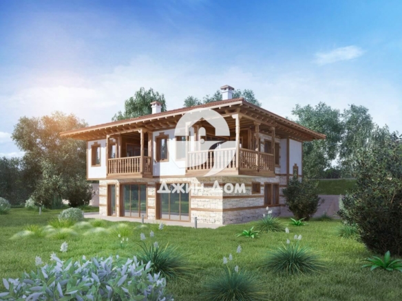 Къщи-близнаци с ПАНОРАМА МОРЕ във Венид Еко Вилидж, гр. Свети Влас - 0