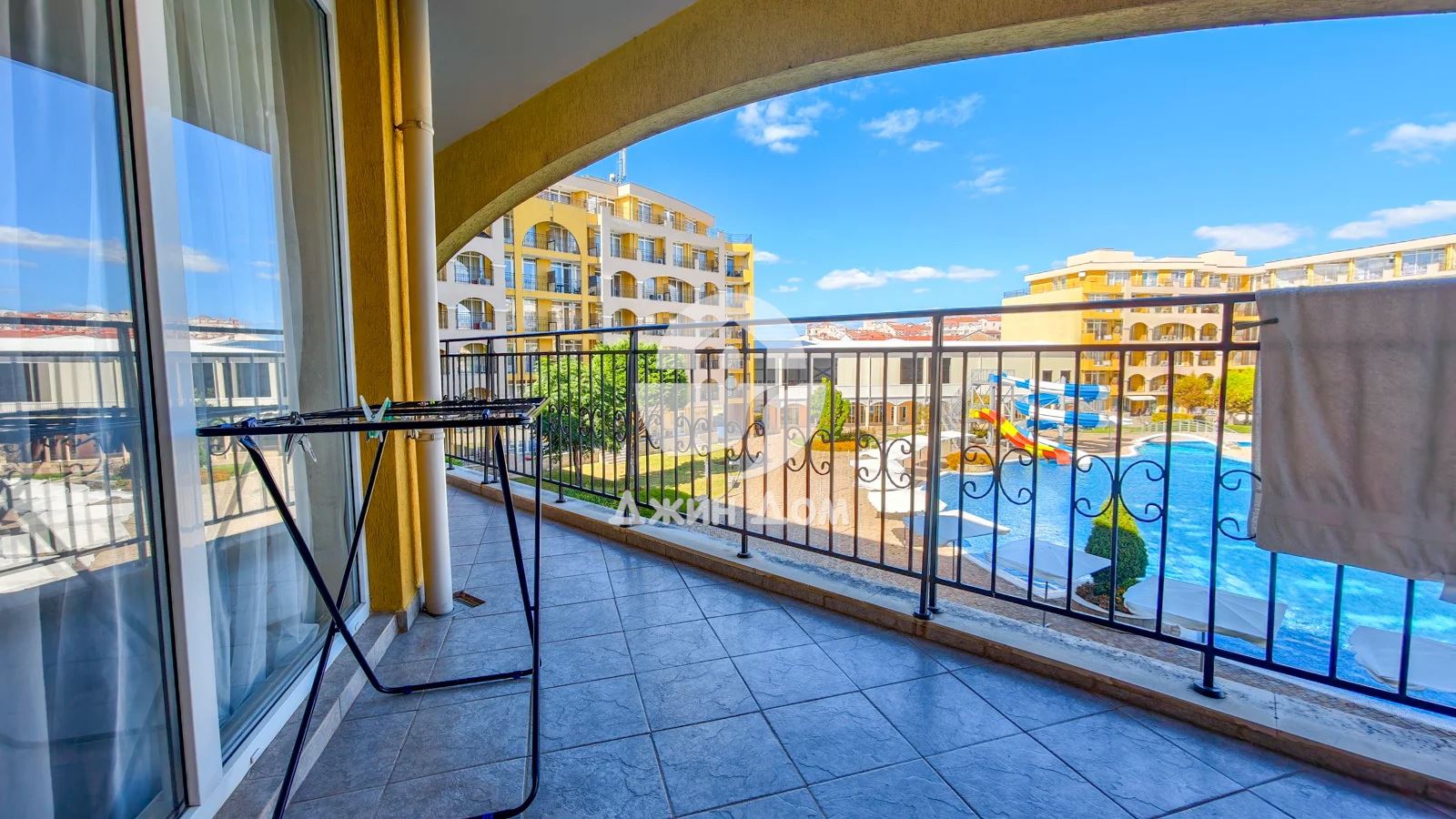 Двустаен апартамент с ГЛЕДКА МОРЕ в к-с „Мидия“, гр. Ахелой - 0