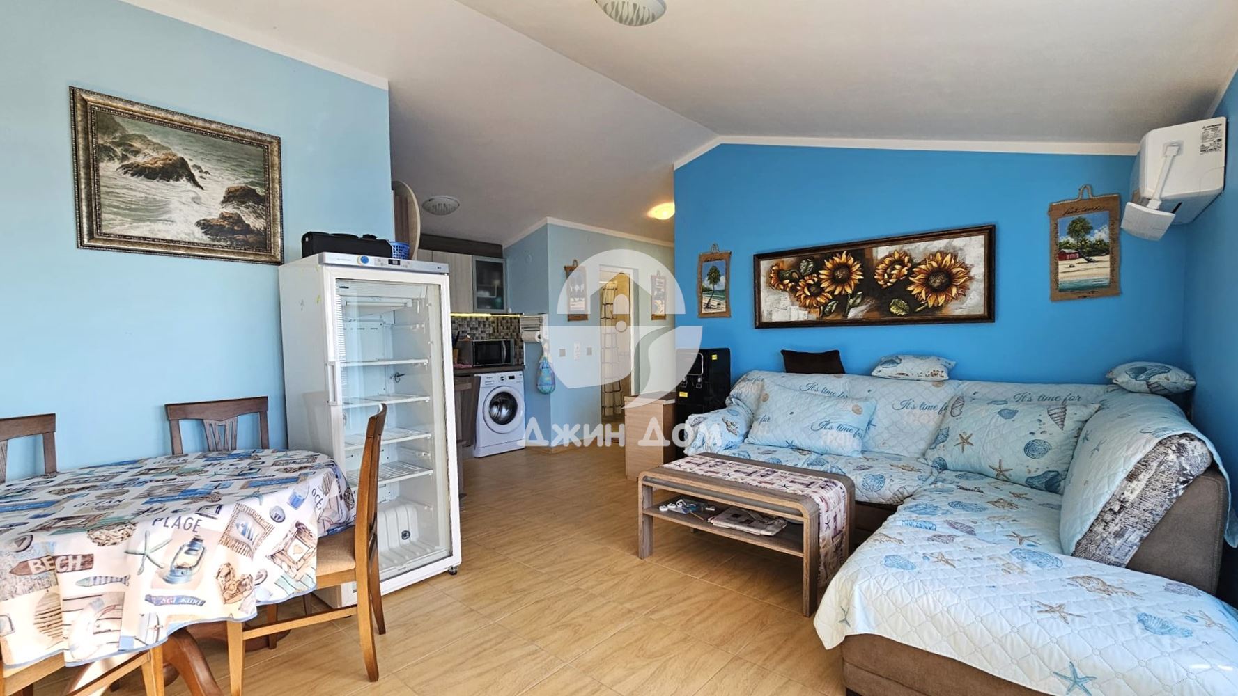 Тристаен апартамент с ГЛЕДКА МОРЕ в к-с Аква Дриймс, гр. Свети Влас - 0