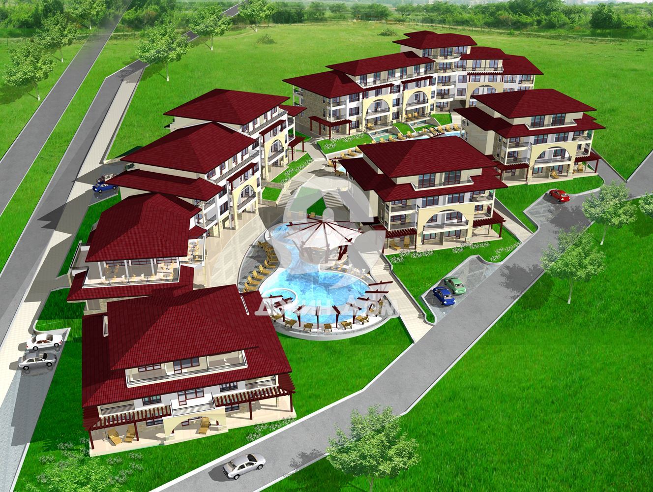 Едностаен апартамент в к-с „Арките“, с. Кошарица - 0