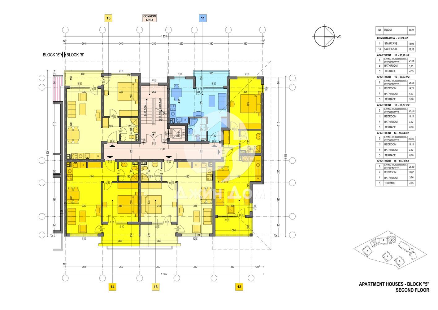 Двустаен апартамент в к-с „Арките“, с. Кошарица - 0