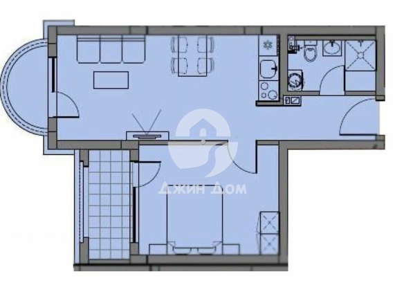Двустаен апартамент в к-с „Грийн Форт Сюитс“, к.к. Слънчев бряг - 0