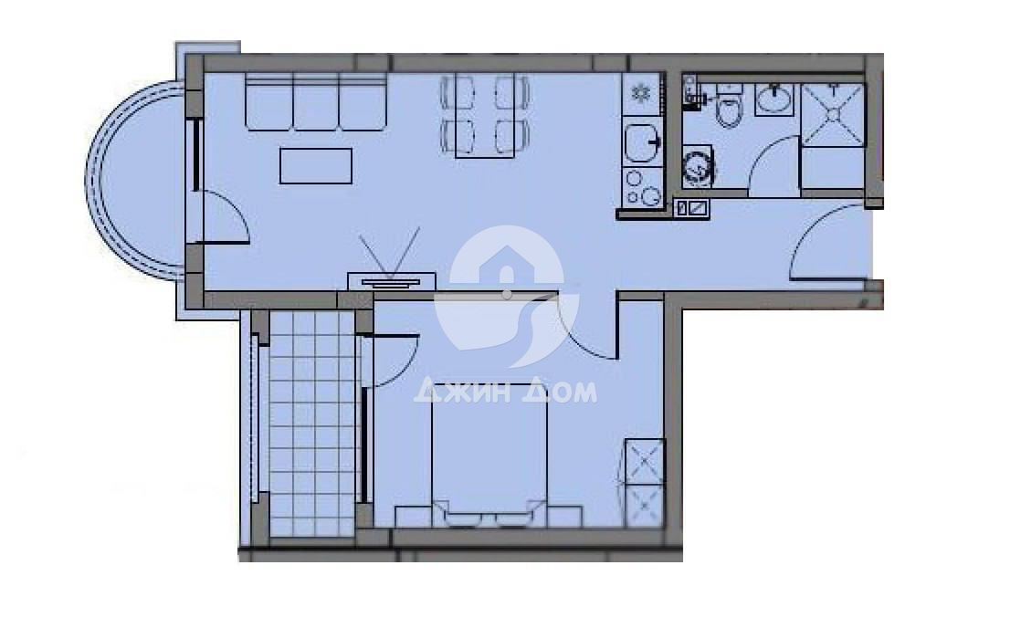 Двустаен апартамент в к-с „Грийн Форт Сюитс“, к.к. Слънчев бряг - 0