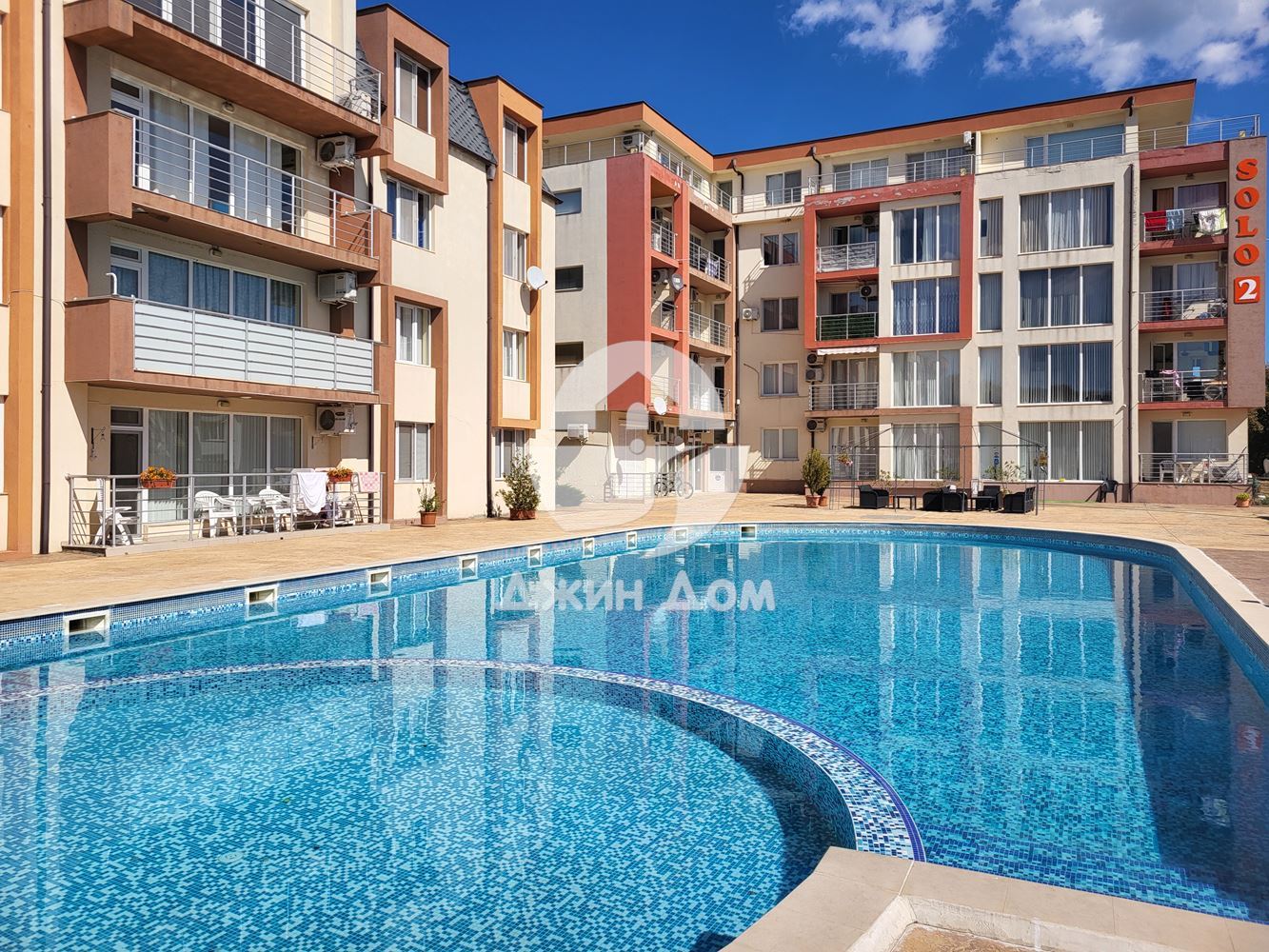 Едностаен с ГЛЕДКА МОРЕ и ниска такса поддръжка в Соло 2, Св. Влас - 0