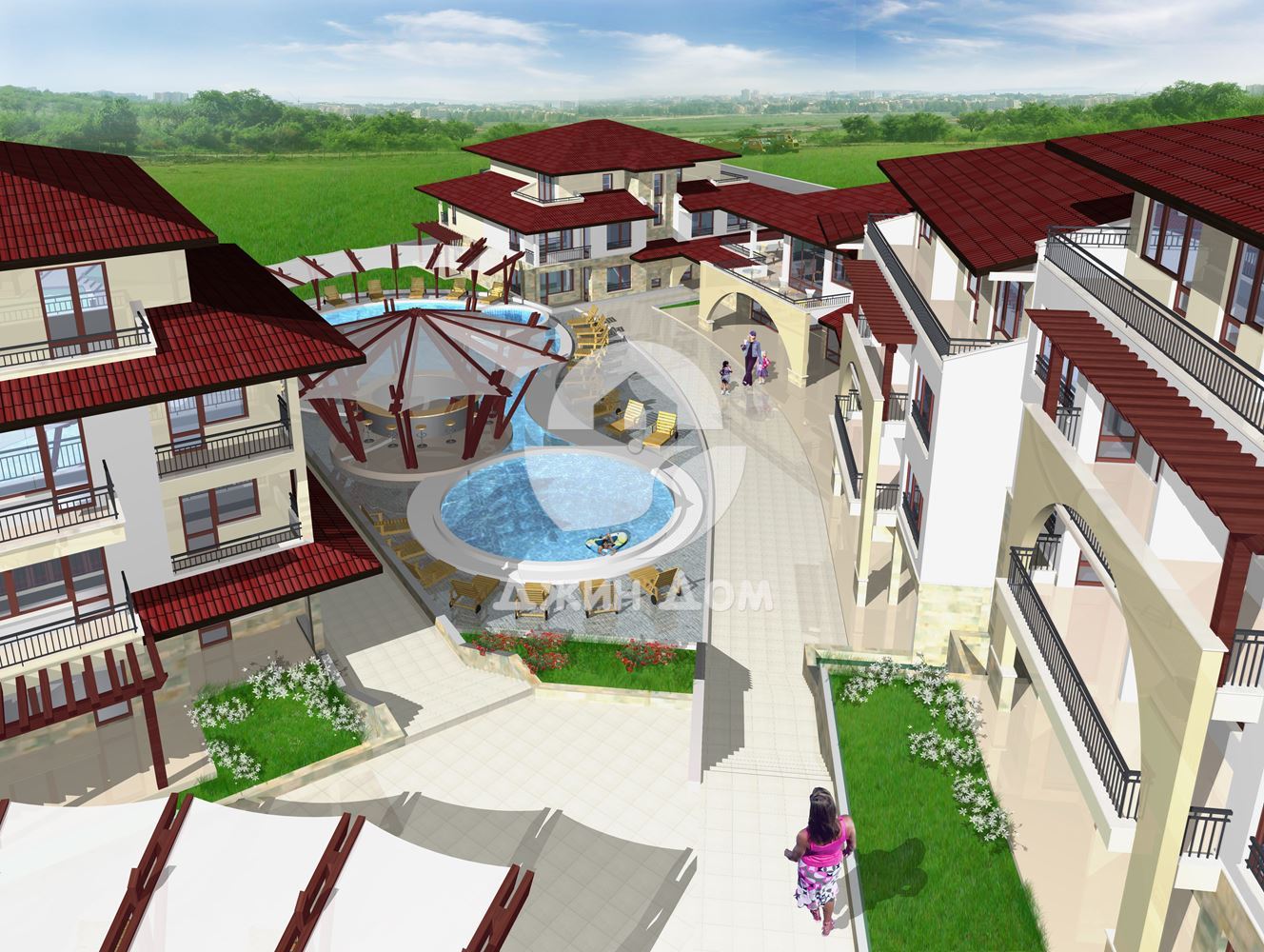 Едностаен апартамент в к-с „Арките“, с. Кошарица - 0