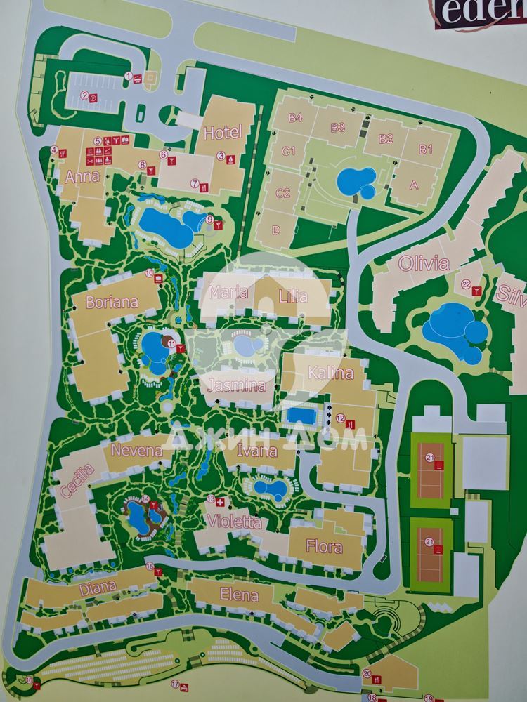 Просторен двустаен апартамент в к-с „Райска градина”, гр. Свети Влас - 0