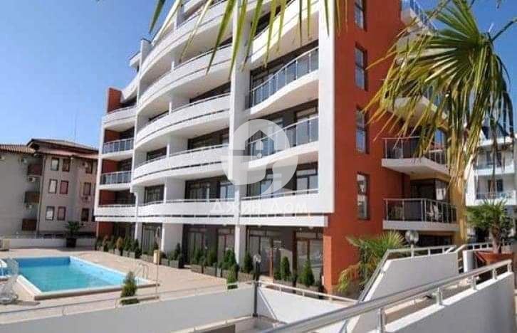 Едностаен апартамент с ГЛЕДКА МОРЕ в к-с Лазур 4, гр. Свети Влас - 0