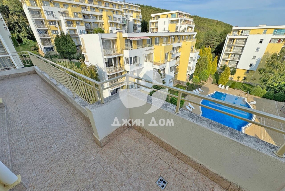 Двустаен апартамент с ПАНОРАМА МОРЕ в к-с „Краун Форт“, гр. Свети Влас - 0