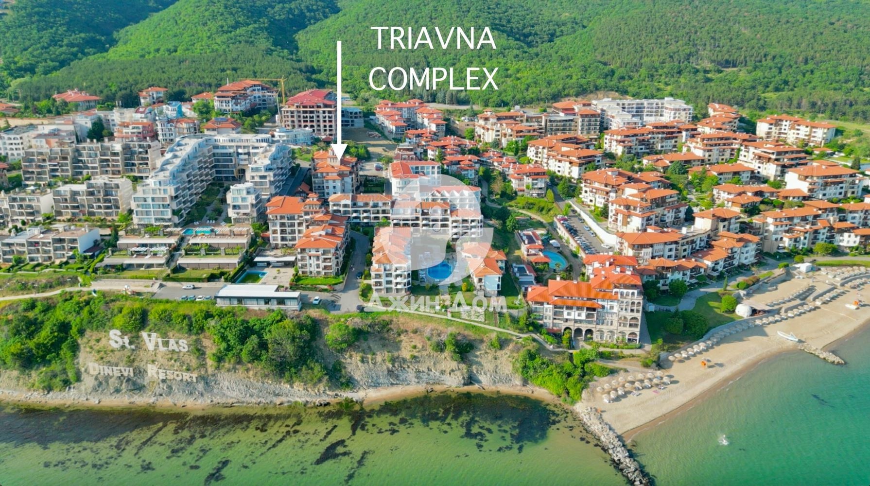 Тристаен апартамент в к-с „Трявна Бийч“, гр. Свети Влас - 0