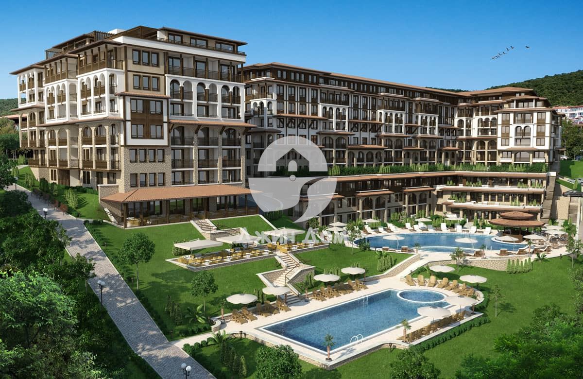 Едностаен апартамент с ПАНОРАМА МОРЕ в к-с „Етъра 4“, гр. Свети Влас - 0