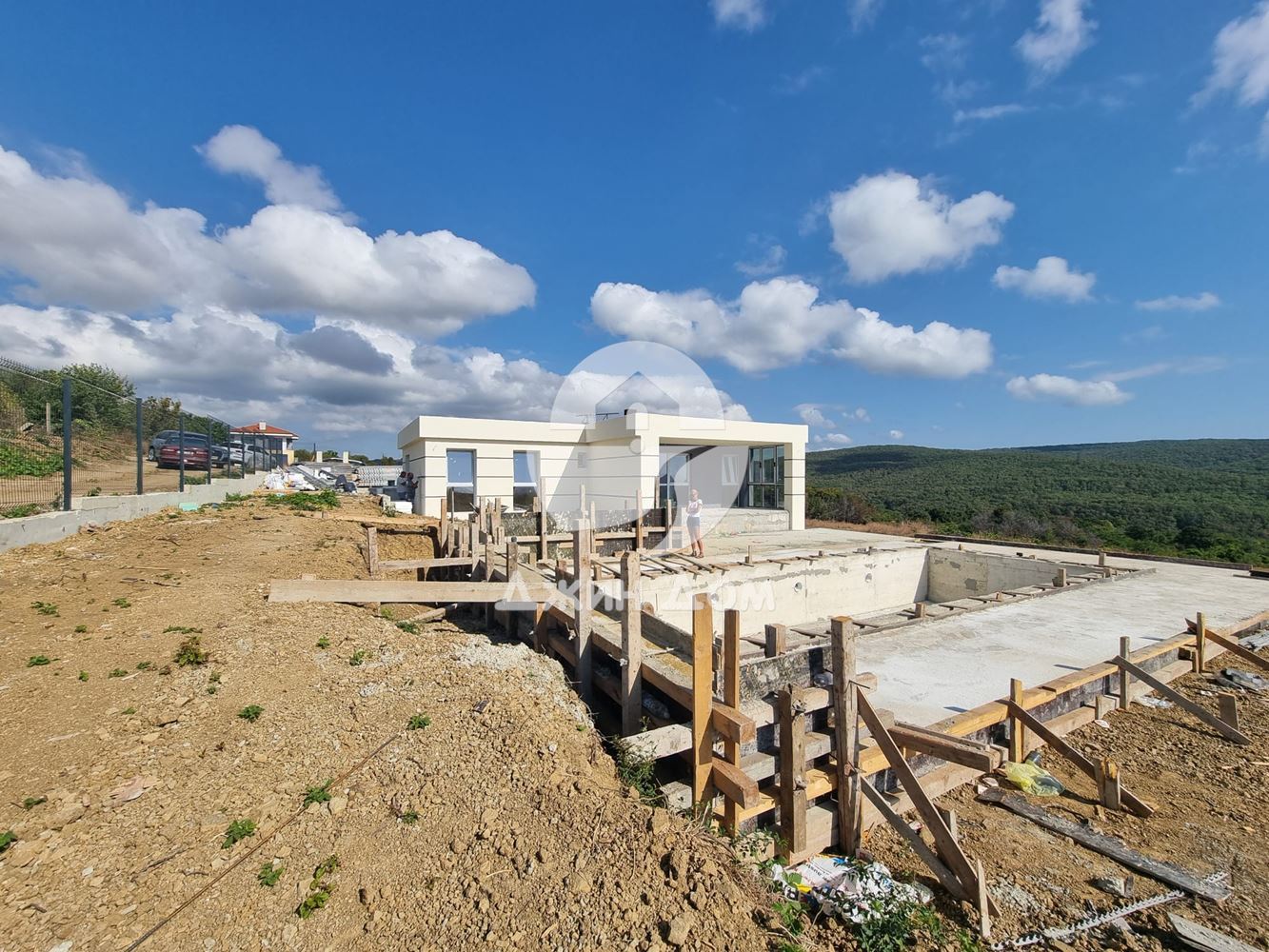 Casa de una planta con piscina y VISTA AL MAR en el pueblo de Banya, región de Burgas - 0