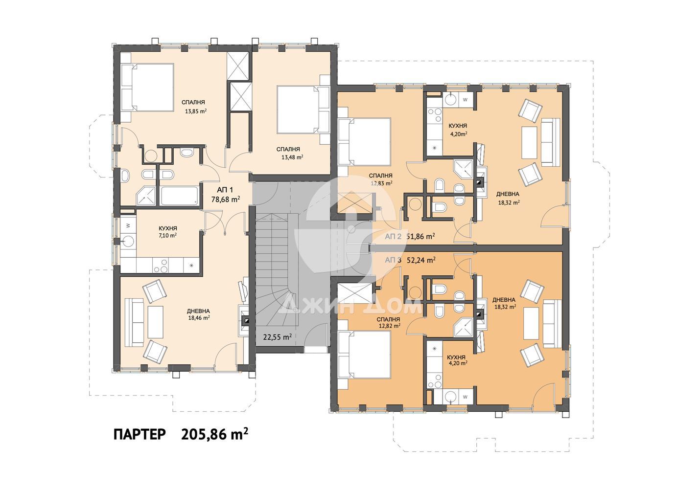 Просторни мезонети в к-с „Гранд Вилидж“, с. Кошарица - 0