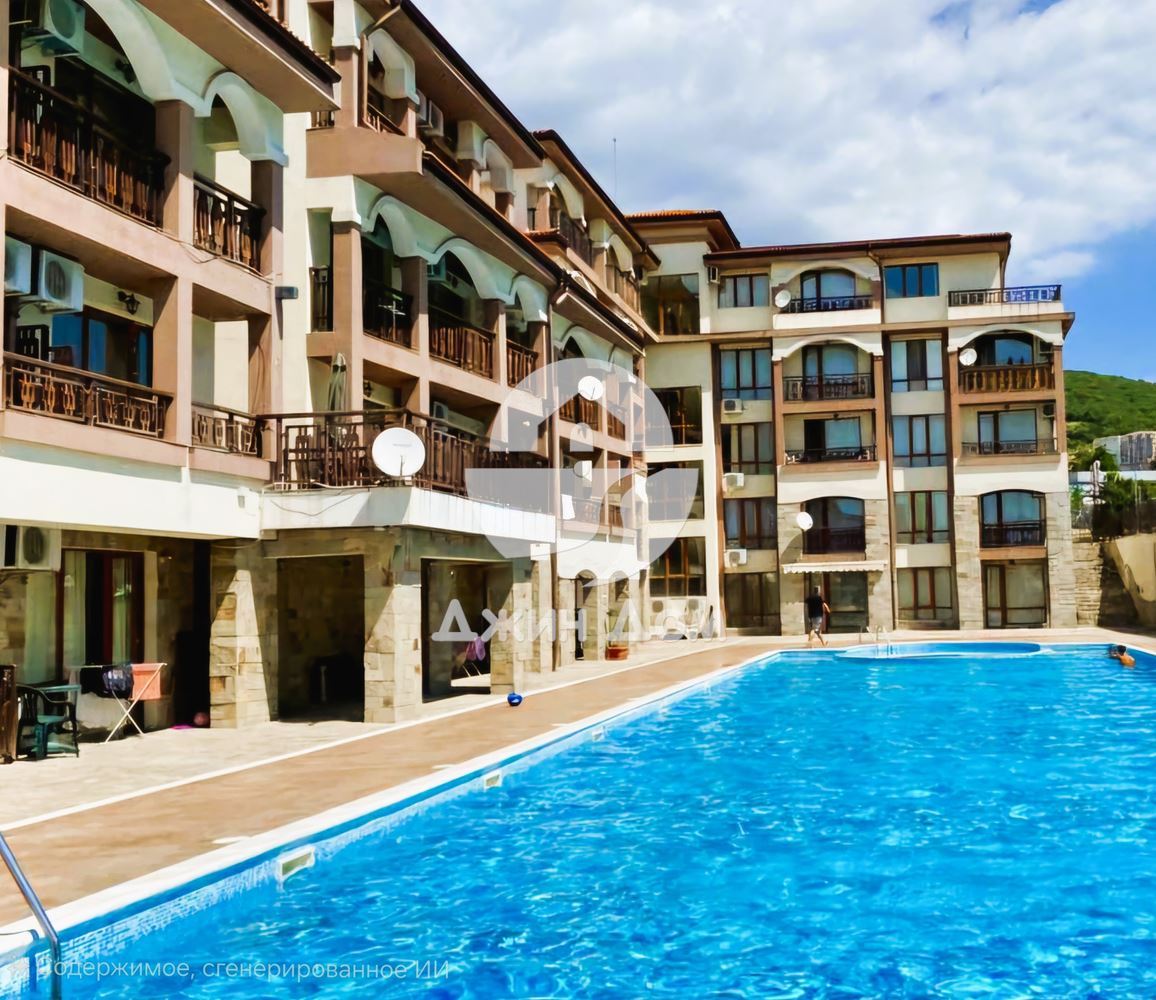 Едностаен апартамент с ГЛЕДКА ПЛАНИНА в к-с „Панорама Бей 2“, Св. Влас - 0