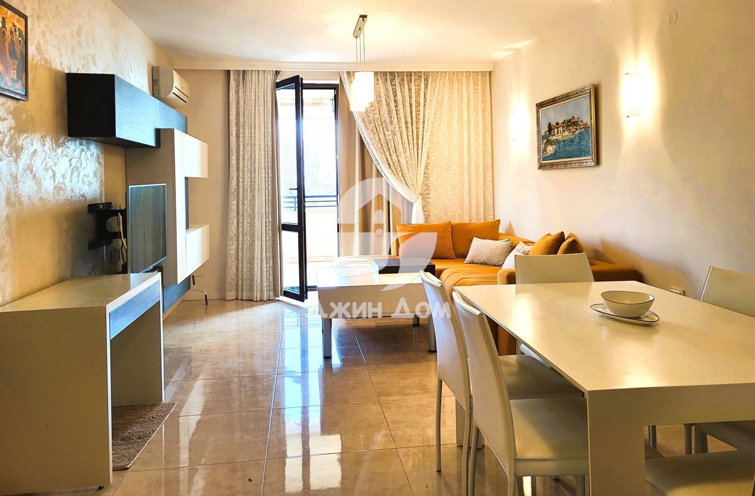 Тристаен апартамент с ПАНОРАМА МОРЕ в к-с „Костал Дриймс“, Свети Влас - 0