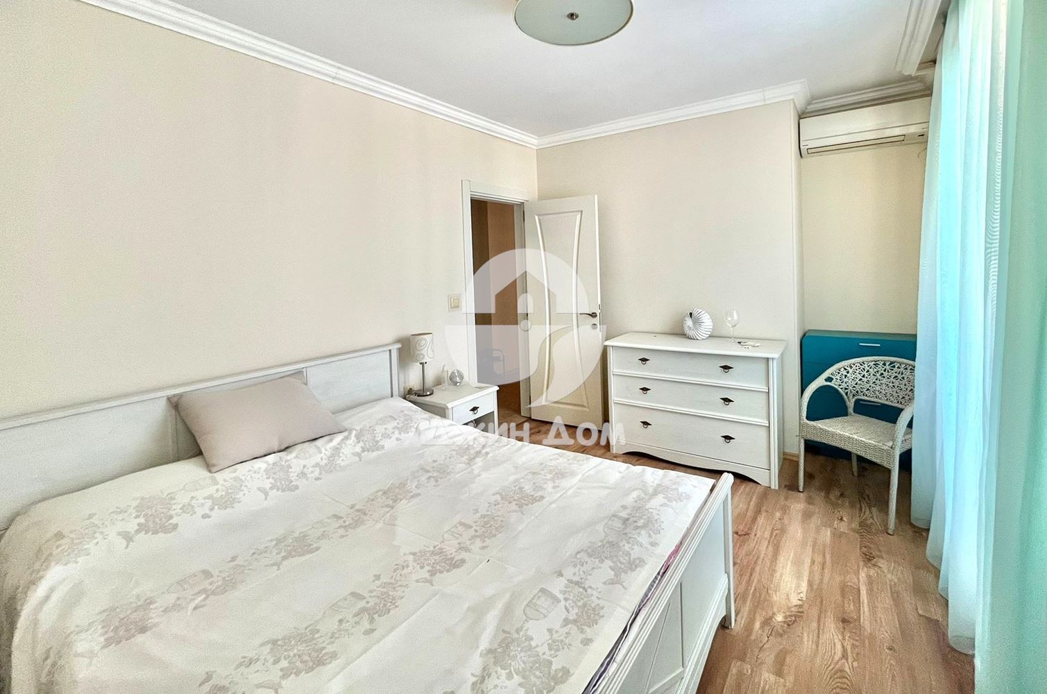 Тристаен апартамент с ПАНОРАМА МОРЕ в к-с „Мелия 10“, с. Равда - 0