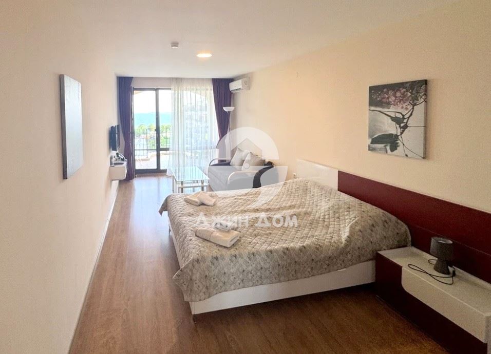 Едностаен апартамент с ПАНОРАМА МОРЕ в к-с Премиер Форт Бийч, Св. Влас - 0