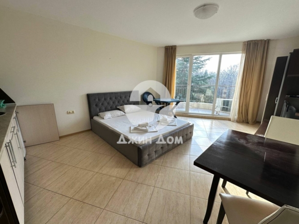 Едностаен апартамент на ПЪРВА ЛИНИЯ в к-с „Мидия“, гр. Ахелой - 0