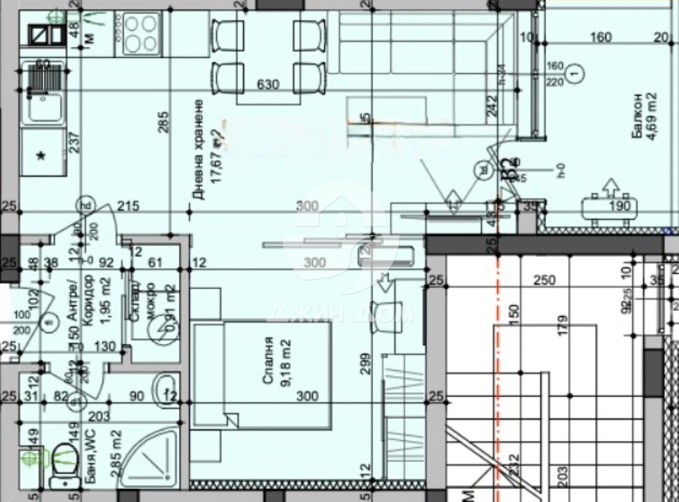 Едностаен апартамент БЕЗ ТАКСА в кв. Хоризонт, гр. Бургас - 0