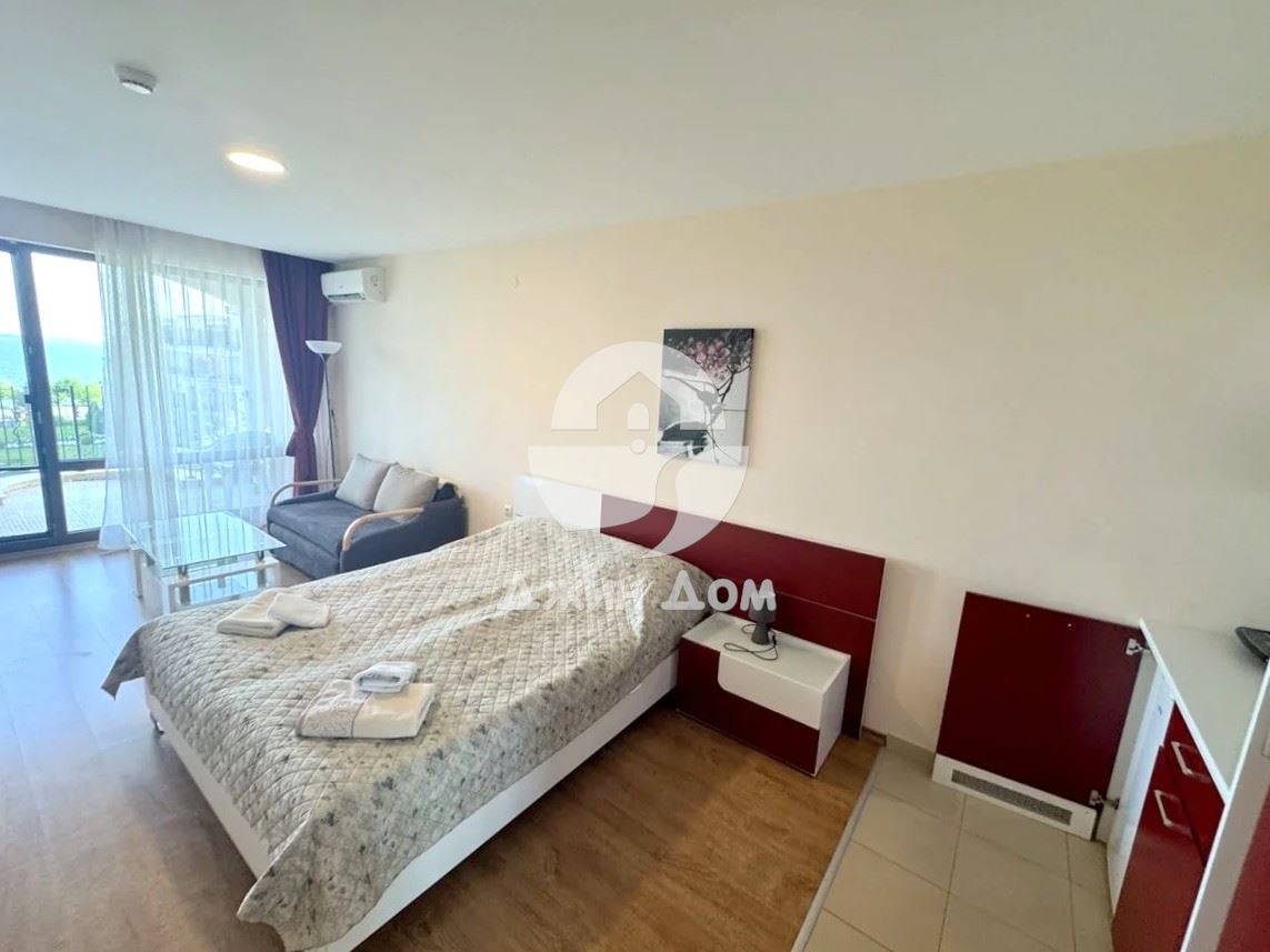 Едностаен апартамент с ПАНОРАМА МОРЕ в к-с Премиер Форт Бийч, Св. Влас - 0