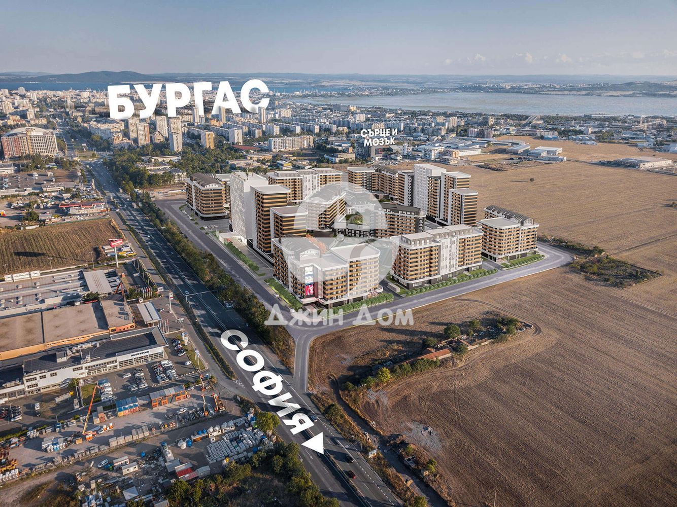 Двустаен апартамент с НИСКА ТАКСА в к-с Атлас 2, гр. Бургас - 0