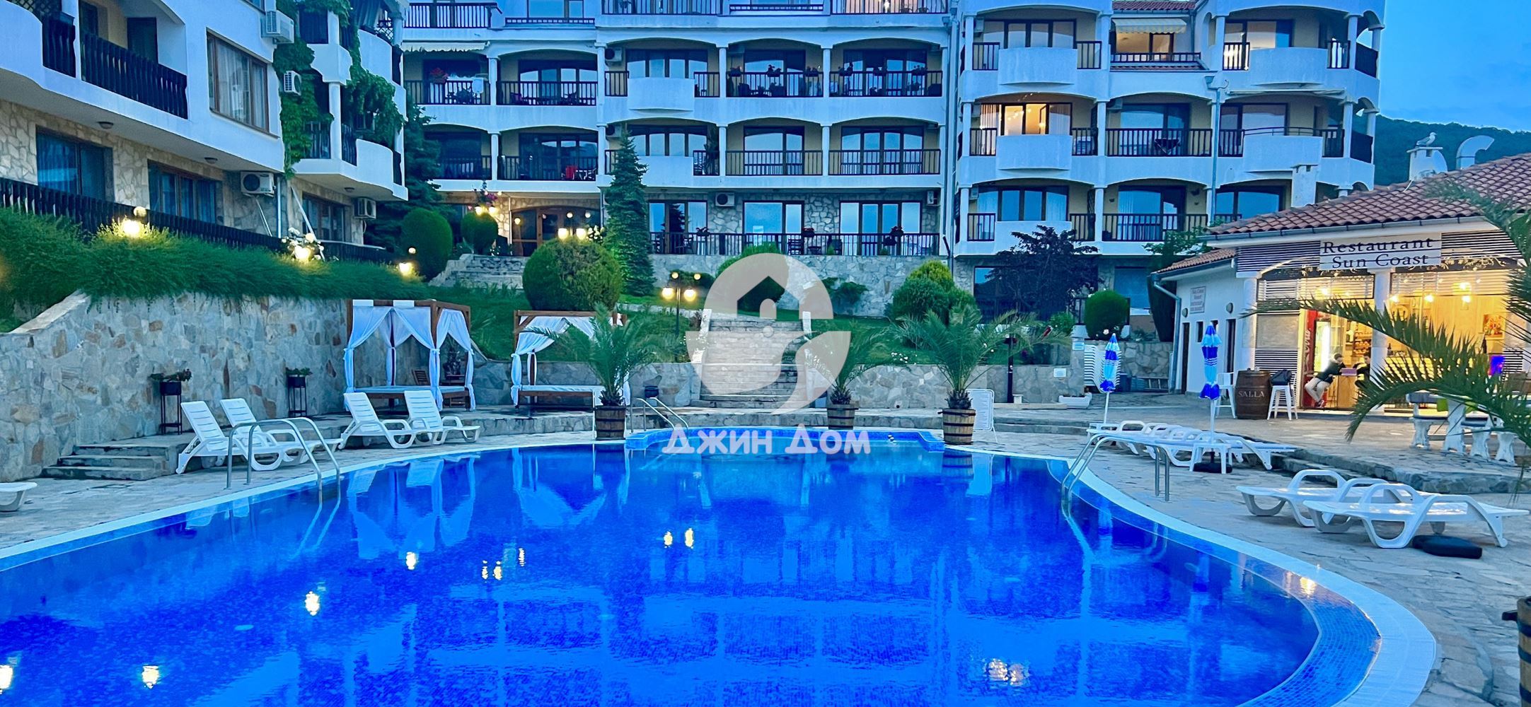 Двустаен апартамент с ПАНОРАМА МОРЕ в Сън Коуст Резорт, гр. Свети Влас - 0